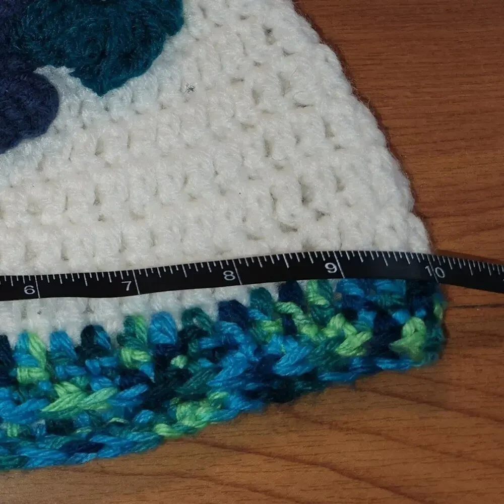 Unicorn Hat with Flower Crown Crochet || EUC